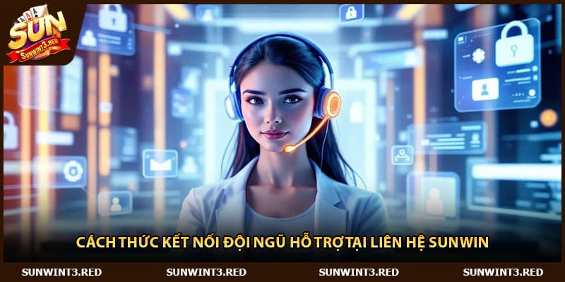 Cách thức kết nối đội ngũ hỗ trợ tại liên hệ Sunwin